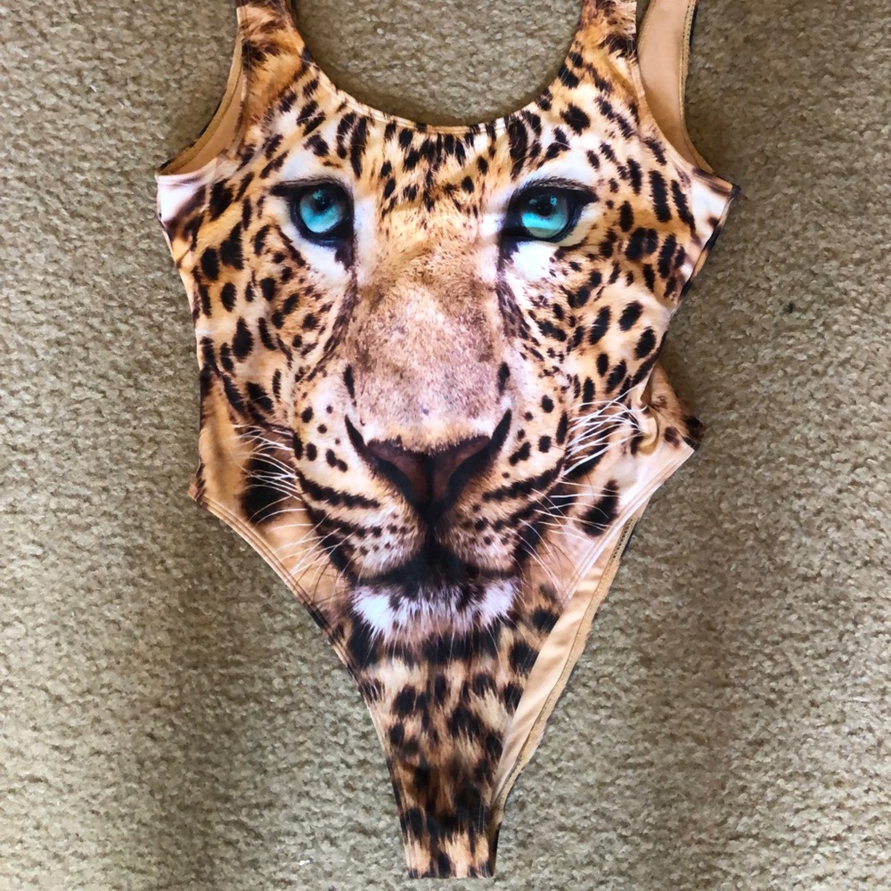 Forever 21 Cheetah One-piece
